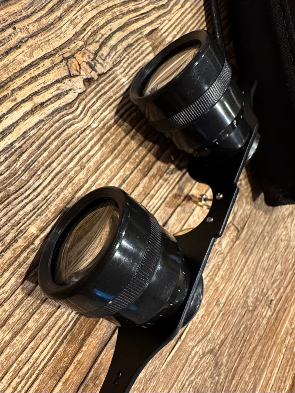 Black Opera Binoculars with Carry Pouch